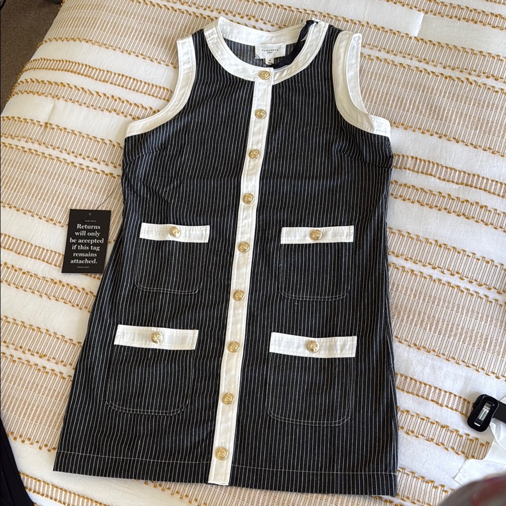 Tuckernuck Black and White Striped Dress